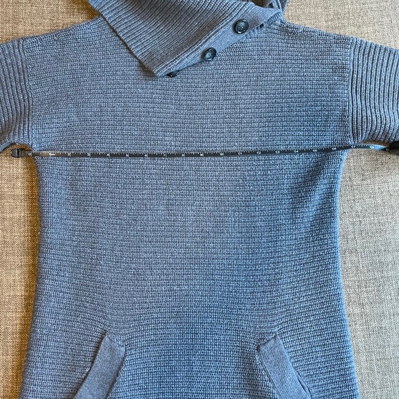 Ann Taylor Petite Gray XS 3/4 Sleeve Cowl/Turtleneck Sweater - Picture 7 of 12